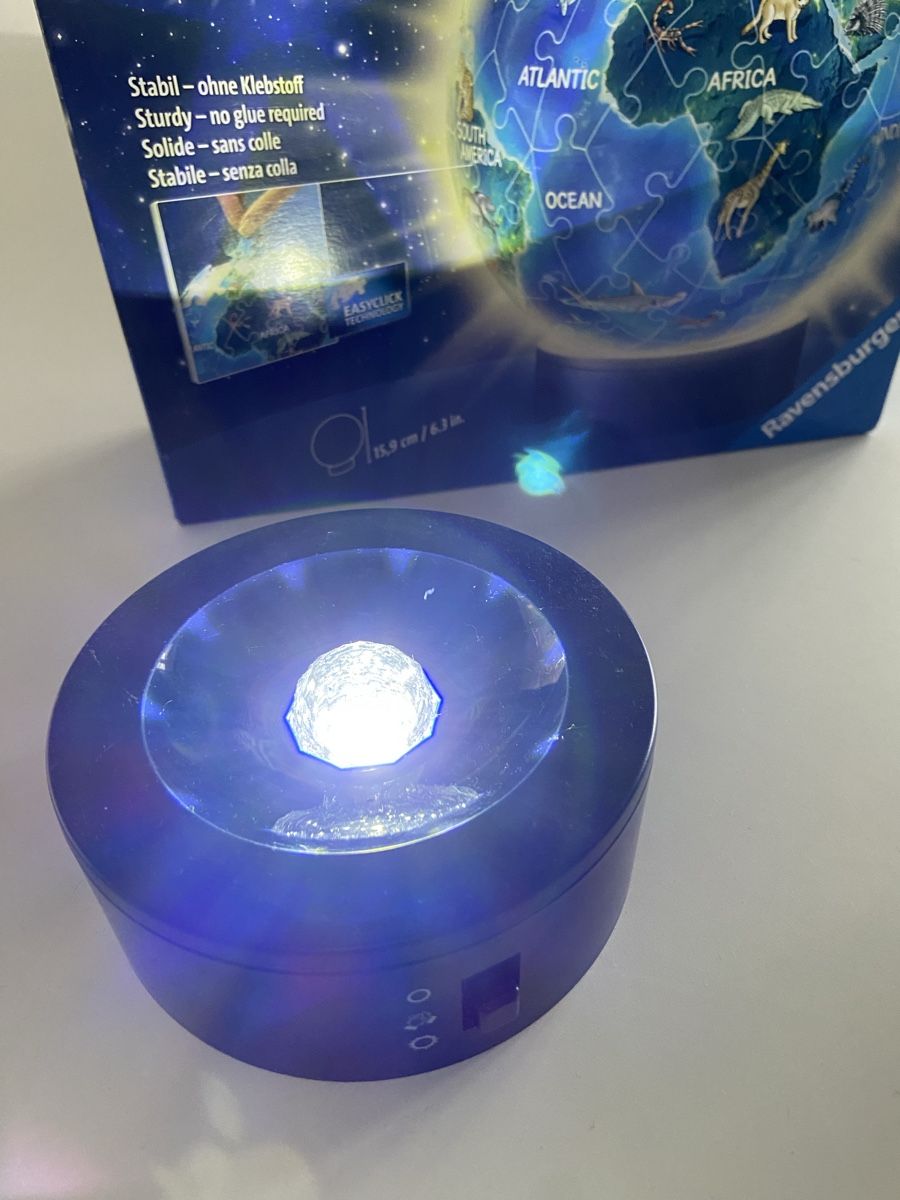 Ravensburger Puzzle: Ravensburger 3D Nightlight Puzzle Globus – Usato da Luzern venduto da Nordischkind 2