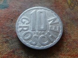 AUTRICHE  10  Groschen  1964