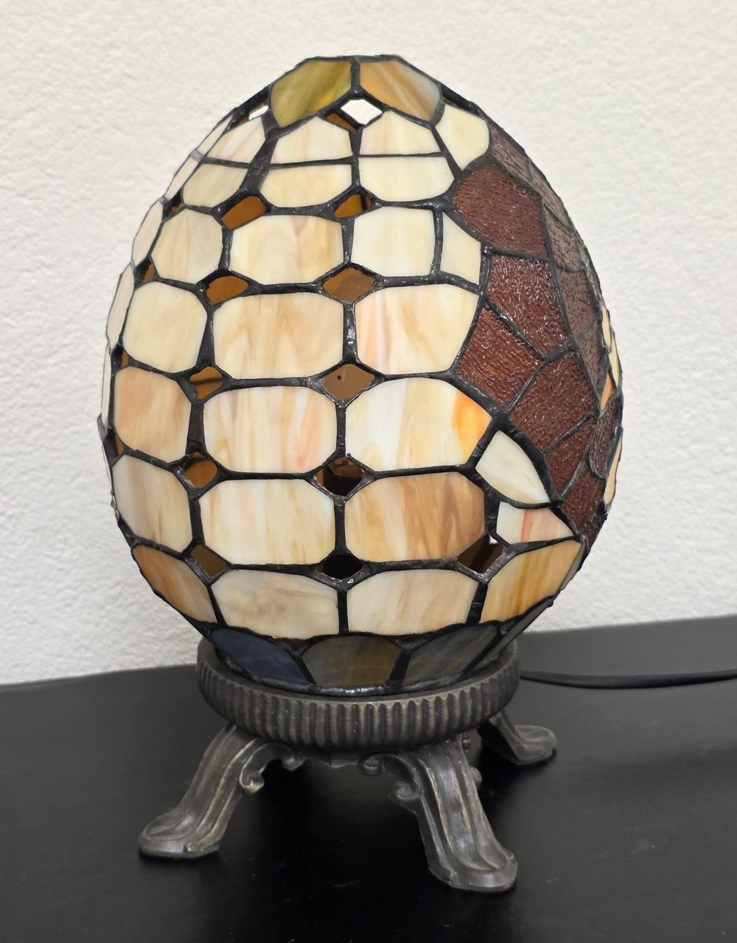 Lampen: Tischlampe Tiffany Stil Ei-Form – Gebraucht aus Rheinsulz von Dred 2