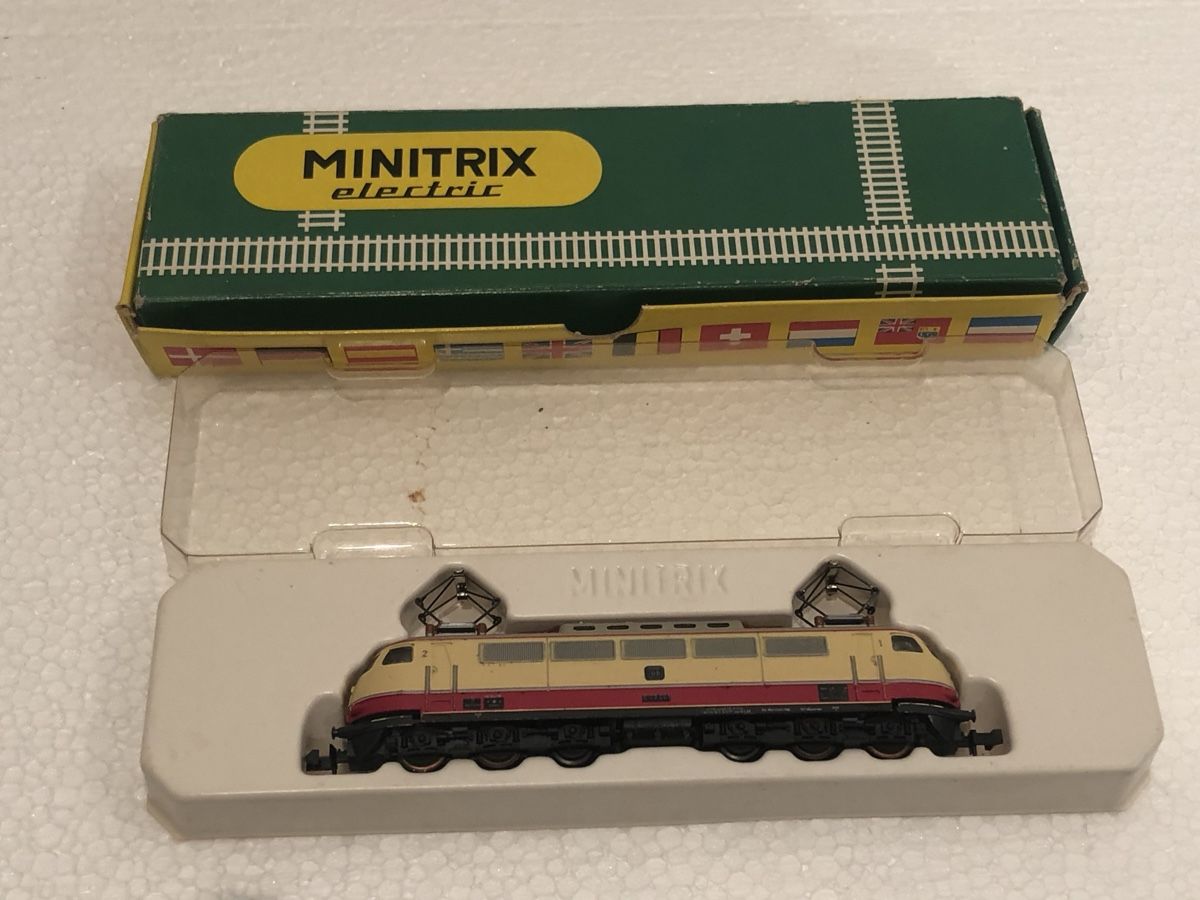 Trix Modellini di ferrovie: Minitrix Eisenbahn Lok und Wagen DB – Usato da Madetswil venduto da Biker100 3