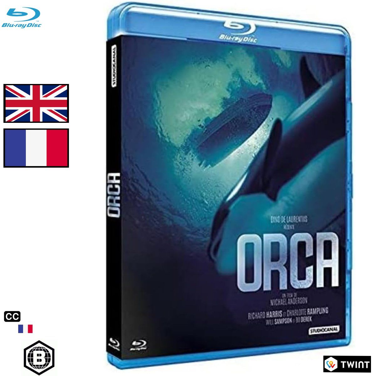 Tutti i DVDs: Orca (1977) - Blu-ray – Nuovo e nell'imballaggio originale da Semsales venduto da __Florian__