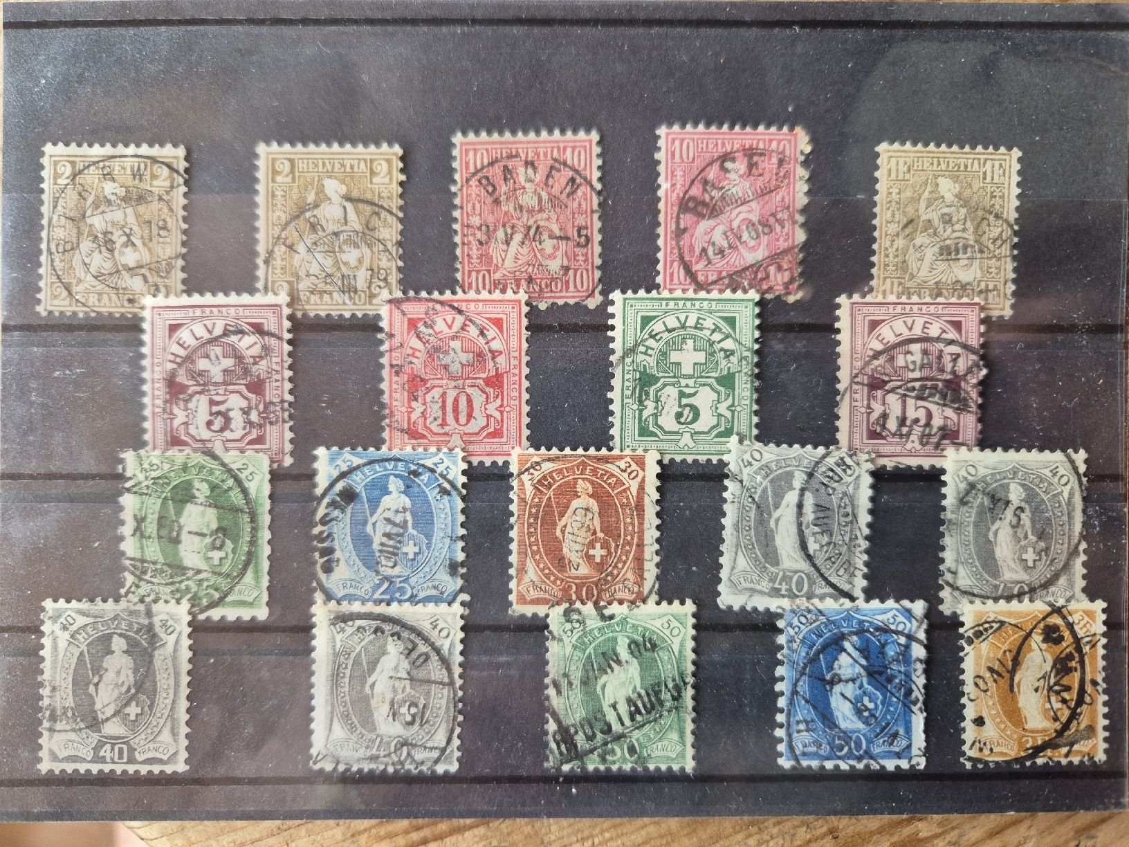Alle Briefmarken: altschweiz lot – Gebraucht aus Uznach von Fireblade7