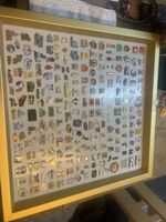 Pin Sammlung im Alu Rahmen ca.200Pins 