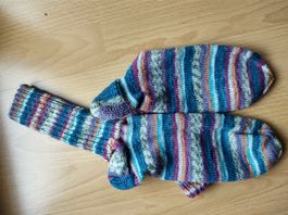Socken aus Merino Wolle Gr. 42/43 superweich