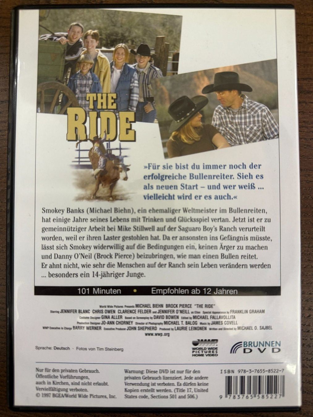 Tutti i DVDs: The Ride (Michael Biehn) – Usato da Zürich venduto da FilmFreunde 1