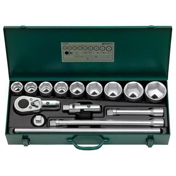 Stahlwille Tutti gli attrezzi: STAHLWILLE Steckschlüssel-Satz 3/4" 55/9 – Nuovo e nell'imballaggio originale da Langenthal venduto da Physycer0