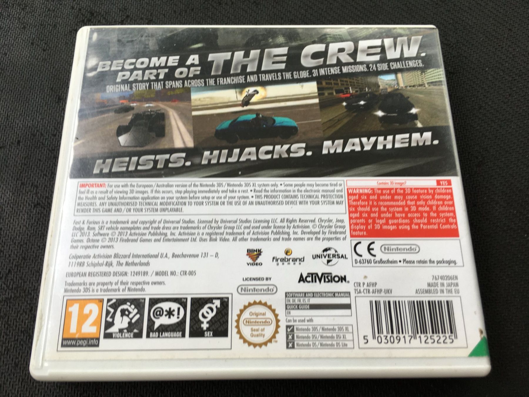 Nintendo Giochi: Fast & Furious Showdown - Nintendo 3DS – Usato da St.Gallen venduto da sjosjo 1