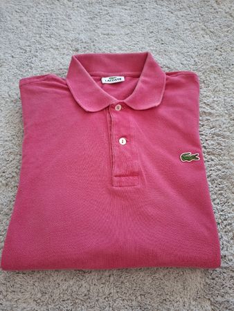 Polo Lacoste rose taille S 