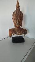 BUDDHA Kopf mit Blattgold