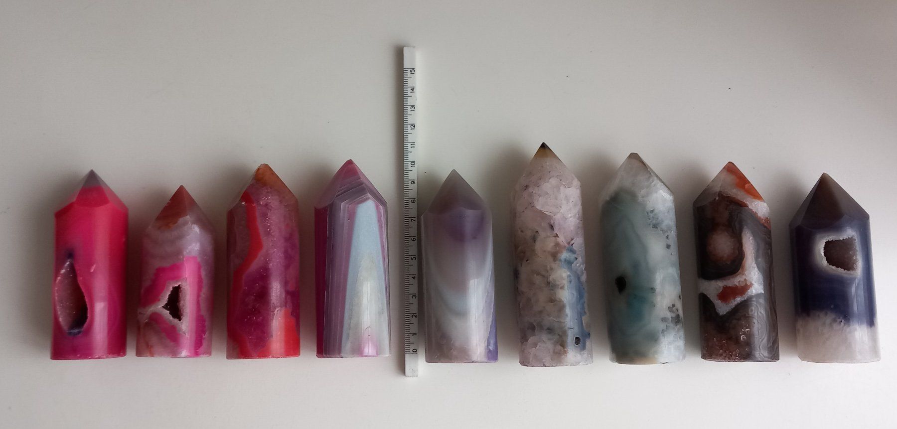 Minerali & Pietre curative: Lot: 9 Achatspitzen – Usato da Zumikon venduto da Ruby57 3