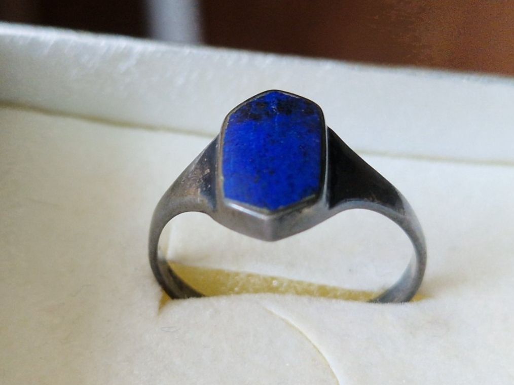Anelli: Ring Silber Lapislazuli – Usato da Mörschwil venduto da wunderkiste44