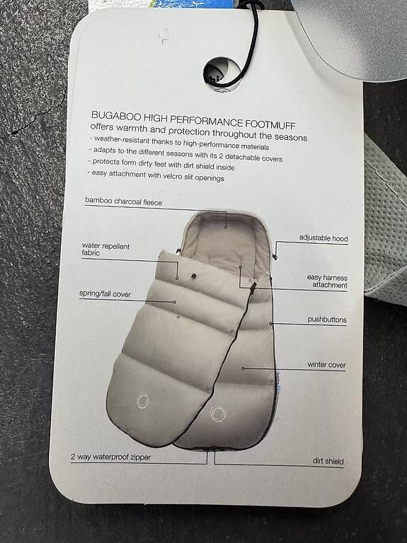 Bugaboo Sacchi a pelo: Bugaboo high performance footmuff - Fusssack – Usato da St. Gallen venduto da sapas 2