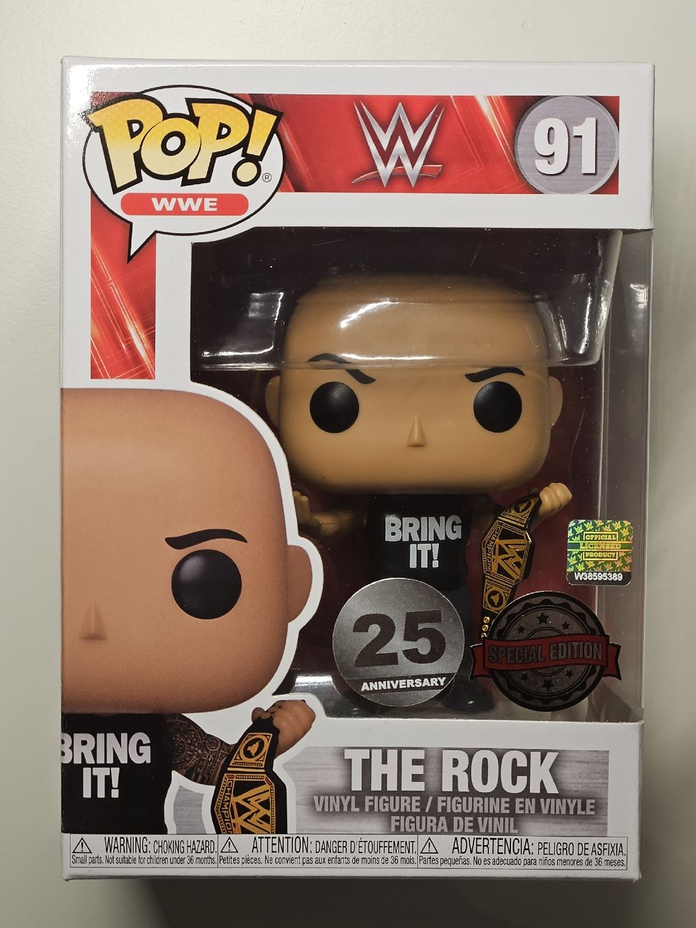 Funko Figuren: The Rock special edition Funko Pop – Neu und originalverpackt aus Oberwil BL von DesiShop
