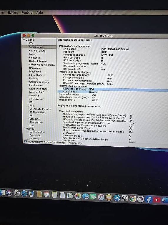 Apple Notebook: MacBook Pro 15 | i7 | 8Go | SSD 250Go | Office – Usato da Renens VD venduto da MTD2211 9
