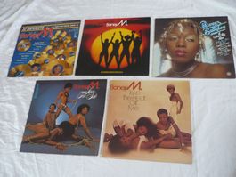 5x Vinyl - Boney M - Pop 80er 90er  Club Sound