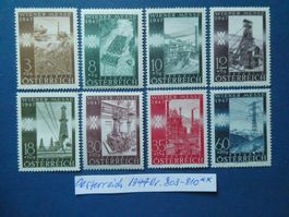 Österreich 1947 Nr. 803-810 postfrisch **