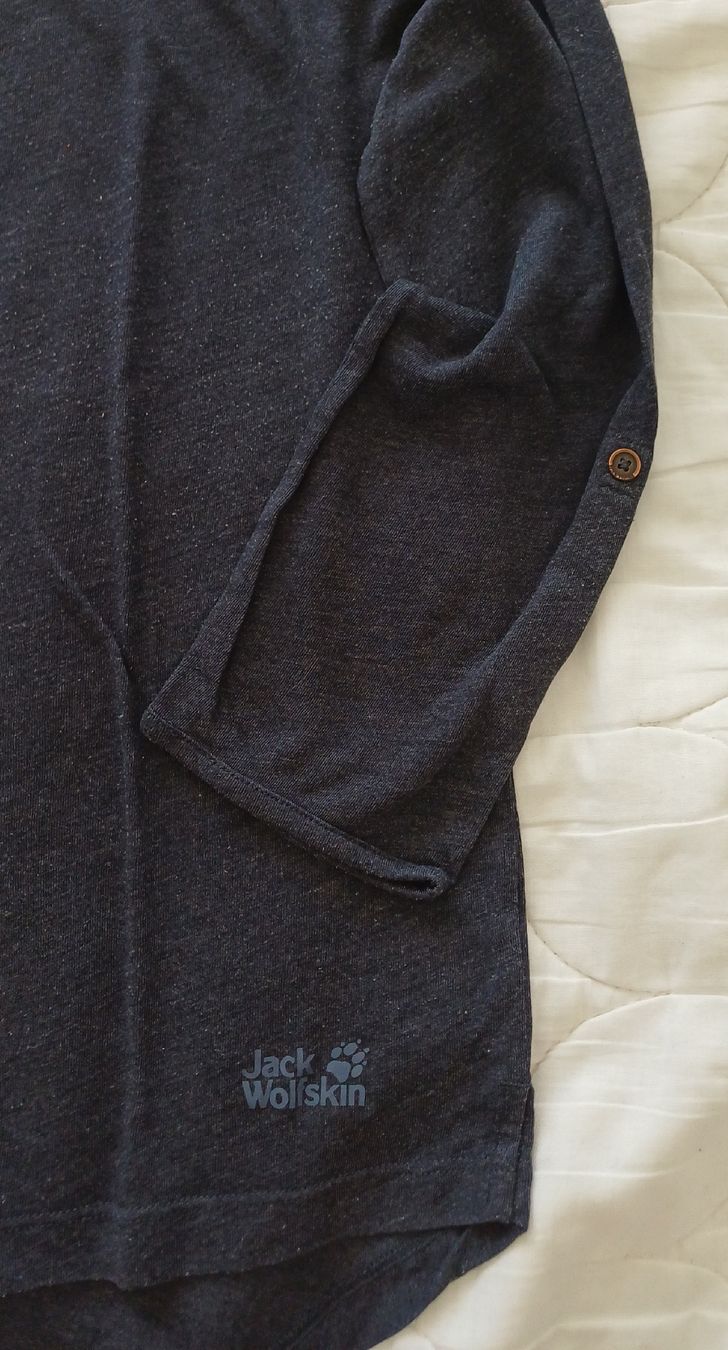 Jack Wolfskin Pulls & Sweat-shirts: Jack Wolfskin Langarmshirt Dunkelblau Grösse M – Neuf (Voir description) à Möhlin par glacierflea 1