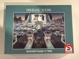 Michael Young Puzzle, Autokino, Schmidt Spiele, 1000 Teile