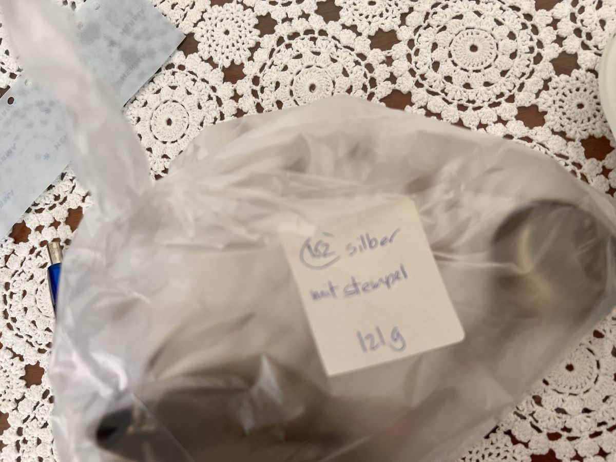 Ciotole: Antike Silber mit Stempel , 121g (162) – Usato da Glattfelden venduto da maa_qcj8 8