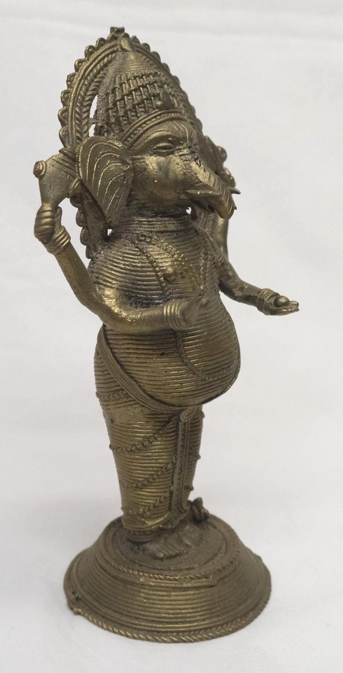 Sculture & Statue: Alte indische Dokra Statuette Ganesh – Usato da Zürich venduto da Melody2000