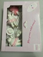 Mobile fürs Babybett mit Einhorn Figuren, neuwertig