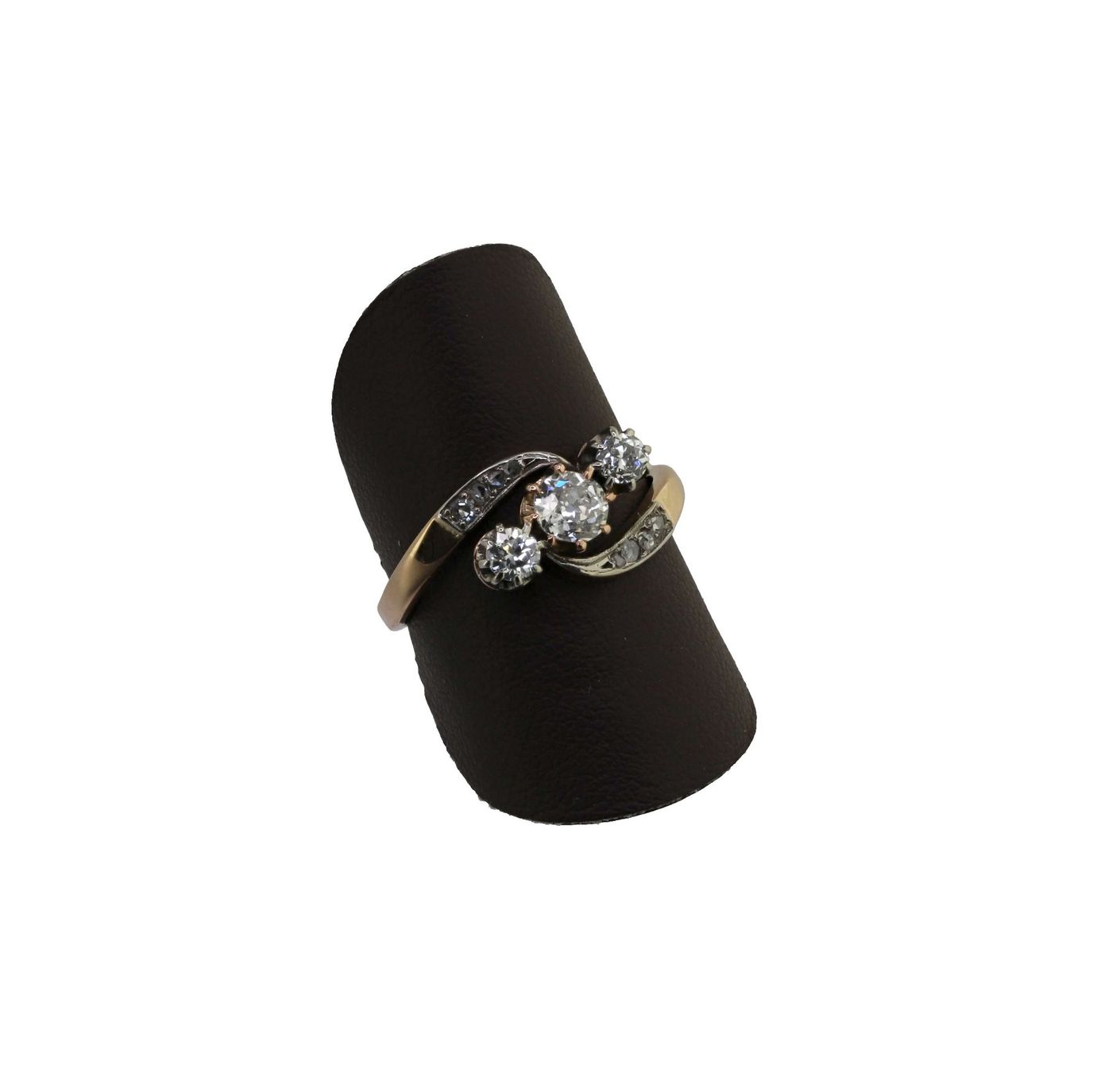 Anelli: Diamond Croisé Ring – Usato da Zürich venduto da Vintage-Jewellery 1