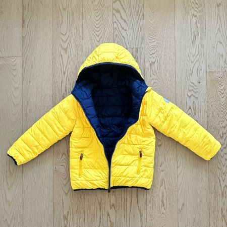 Winterjacke für Kinder Grösse 128 - beidseitig tragbar