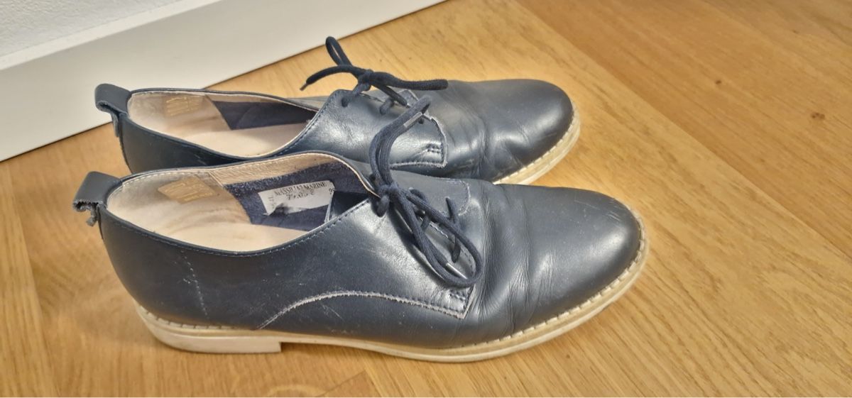 Chaussures hommes: Chaussures cuir marine – D'occasion à Morges par pau_5pdz 2