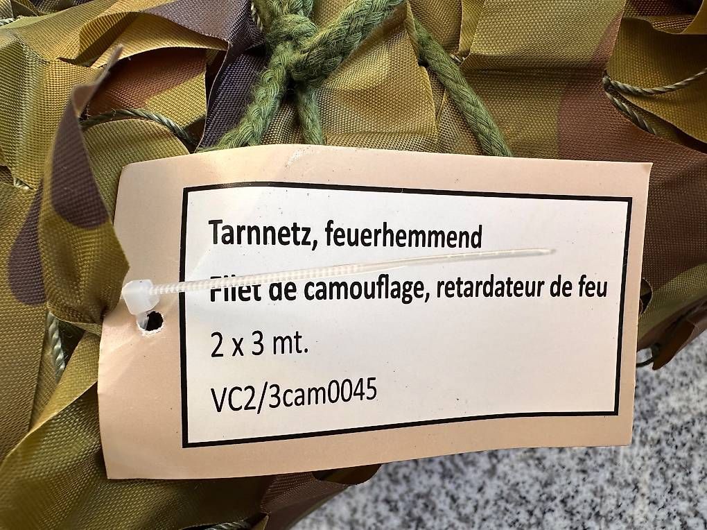 Sonstiges zu Militär: Filet de camouflage ignifughi 3 x 2 m. – Gebraucht aus Muzzano von guf_ydd6