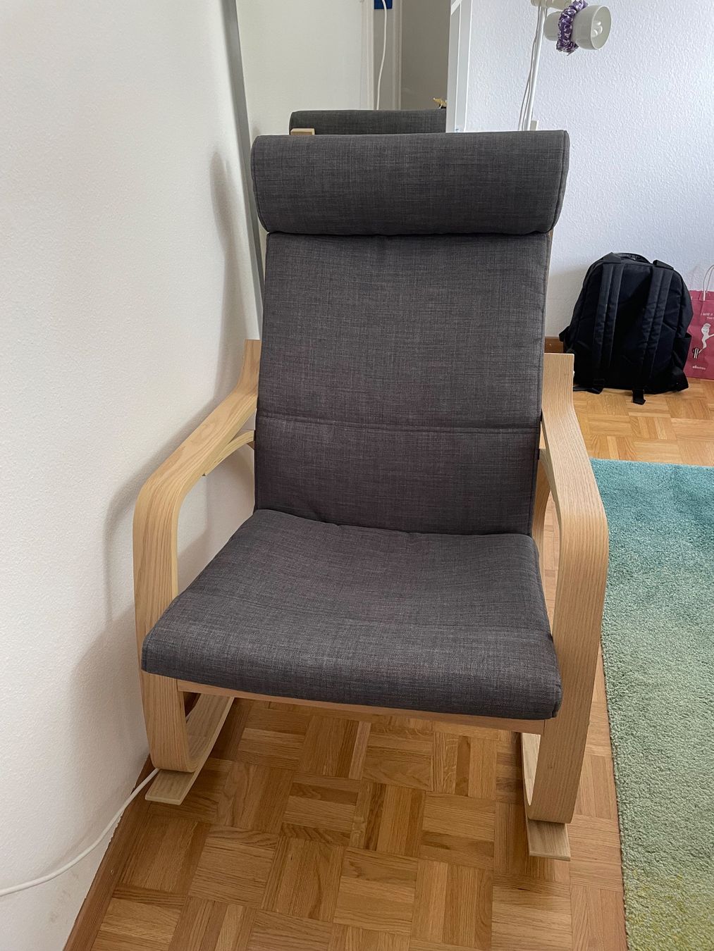 Ikea Sedie: Schaukelstuhl IKEA POÄNG grau – Nuovo (secondo la descrizione) da Winterthur venduto da zoeli2