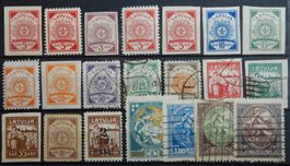 Lettland Lot mit alten Werten XXIII
