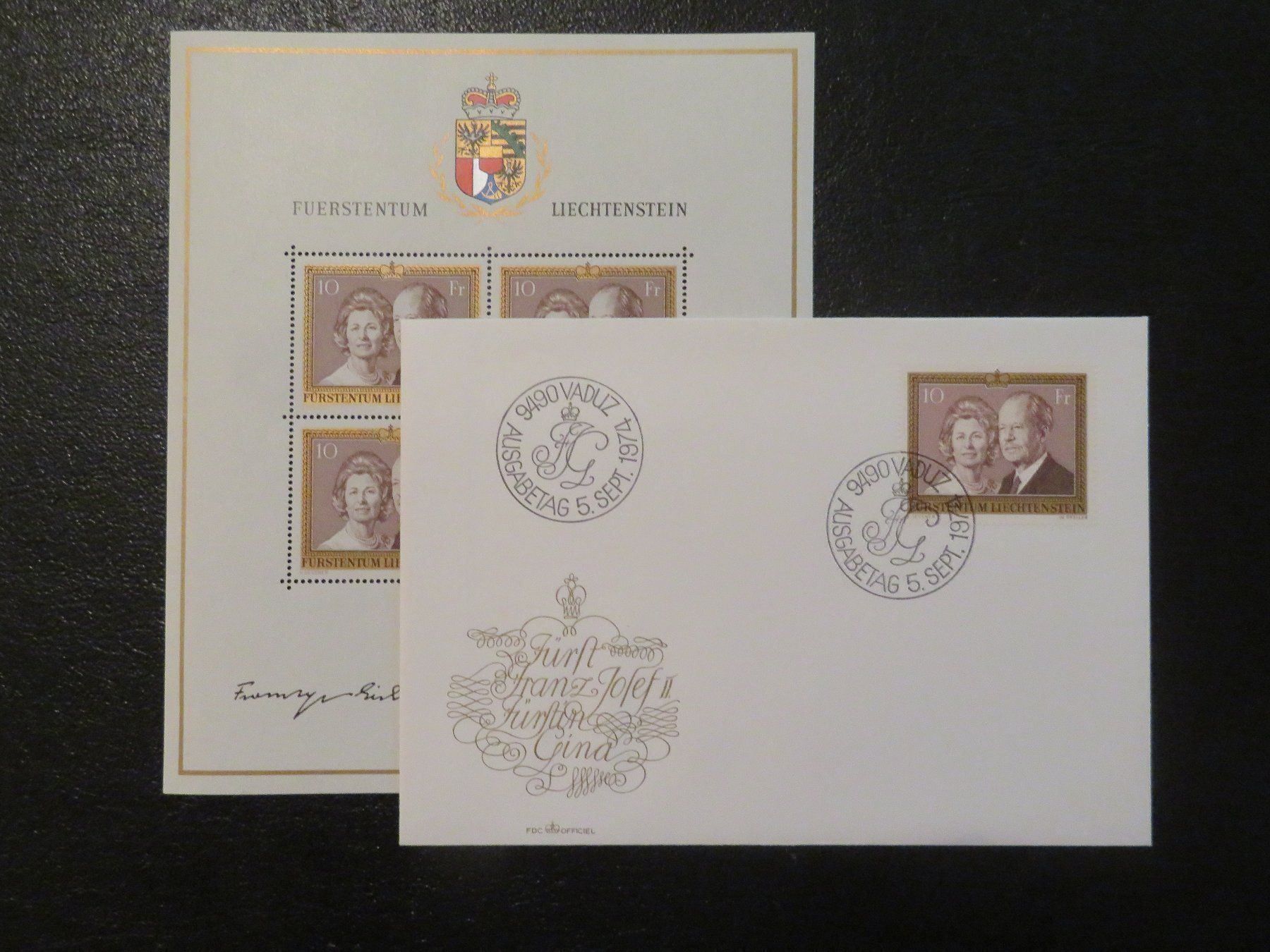 Alle Briefmarken: -Rarität- Set "Fürstenpaar 1974" – Neu (gemäss Beschreibung) aus Lachen SZ von peace0