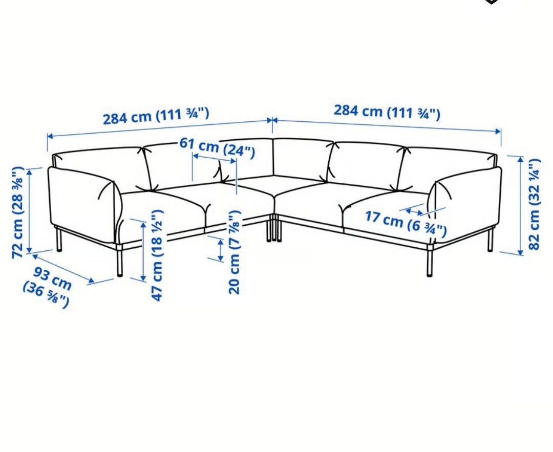 Ikea Divani: Ecksofa Äpplaryd Ikea – Usato da Bülach venduto da papaya021 1