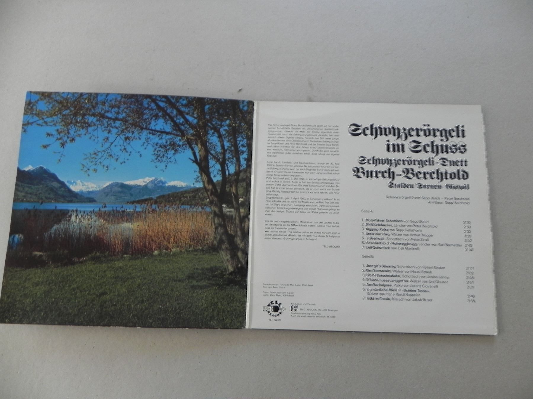 Dischi in vinile: Volksmusik CH LP Burch Berchtold Sarnen – Usato da Siebnen venduto da krimsie 2