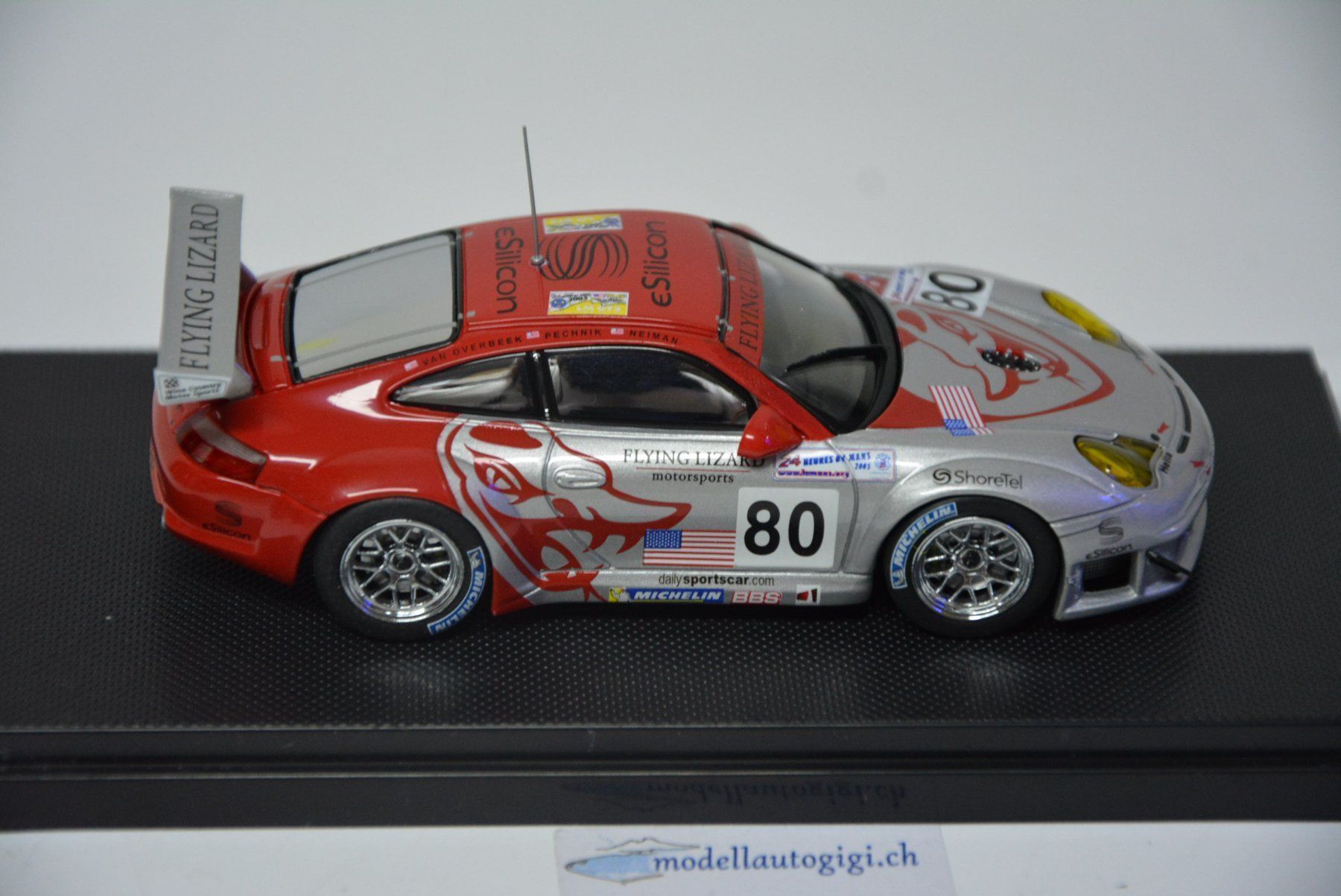 Porsche Voitures modèles: Porsche 911 GT3 RSR #80 , Ebbro , 1:43 – D'occasion à Goldach par Feivel9 5