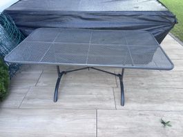 Gartentisch Metall 160x90