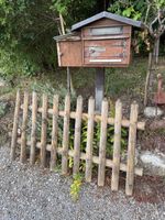 Holzzaun Gartenzaun Holzelemente 10 Stück,  guter Zustand