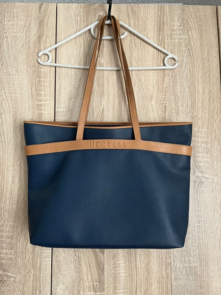 Borse da donna: Shopper Uccelli blau mit Kometiktasche – Usato da Betschwanden venduto da Dognose