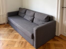 FRIHETEN 3er-Bettsofa, Skiftebo dunkelgrau