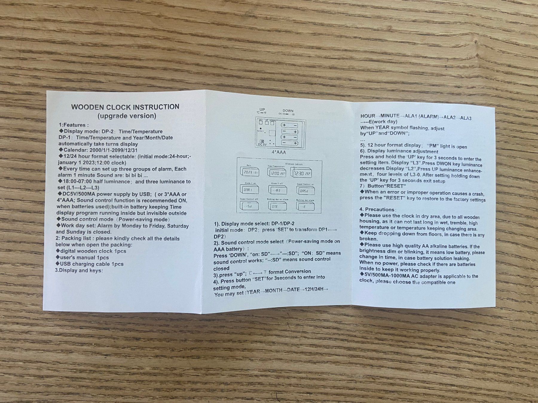 Réveils: Wecker/Uhr mit integrierter Ladestation Qi Wireless – Neuf (Voir description) à Villeret par cids 5