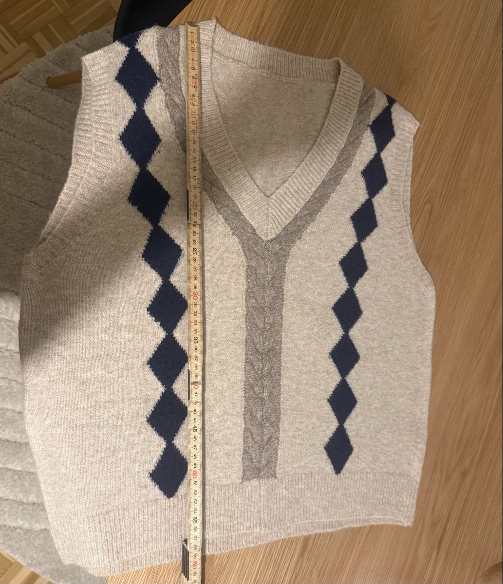Gilet & Giacche senza maniche: Gilet sans manches vintage losanges – Nuovo e nell'imballaggio originale da Monthey venduto da iri_9pt5 4