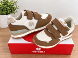 Elefanten Kinderschuhe braun beige Klettverschluss neu 20
