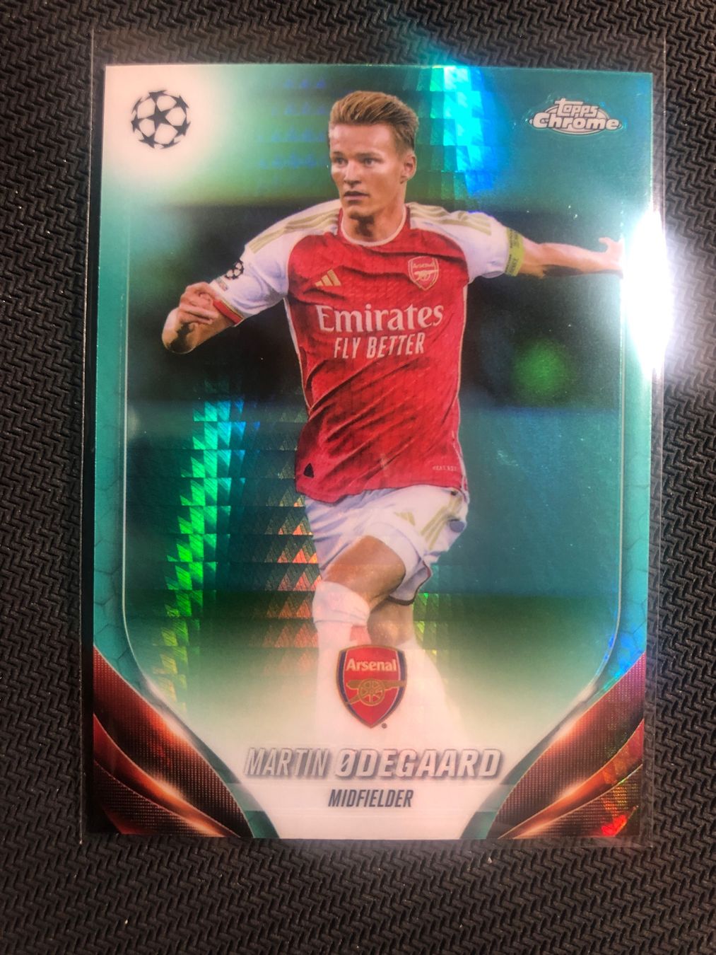 Topps Carte collezionabili: Topps Chrome Martin Ödegaard Aqua Hyper – Usato da Wangenried venduto da Garagara