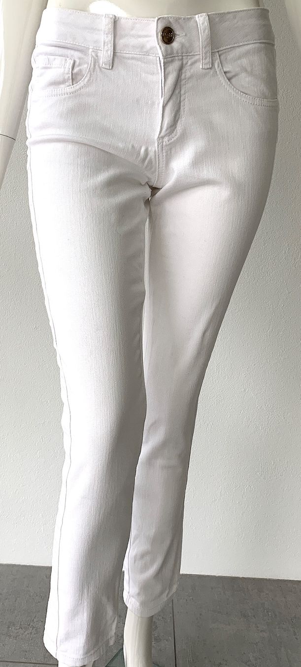 Jeans: BLUGIRL Designer Jeans weiss Elastan - EU 34 – Gebraucht aus Bottmingen von Merkur_Basel 4