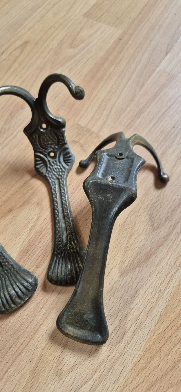 Ferramenta: Messing Kleider Haken – Usato da Moutier venduto da Maria1704 2