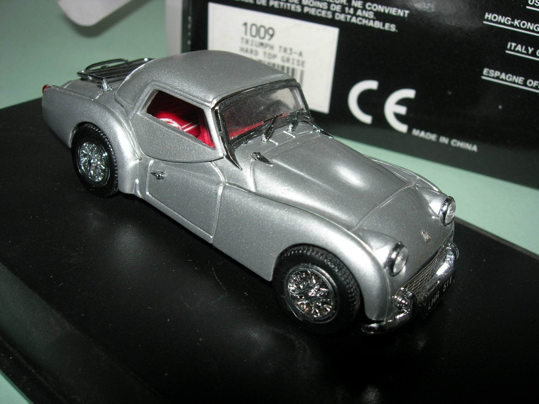 Renault Modellini d'auto: Triumph TR 3A  silber * Jouef evolution 1:43 – Nuovo e nell'imballaggio originale da Hornussen venduto da Amw 3