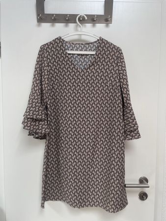 Robe imprimée manches évasées
