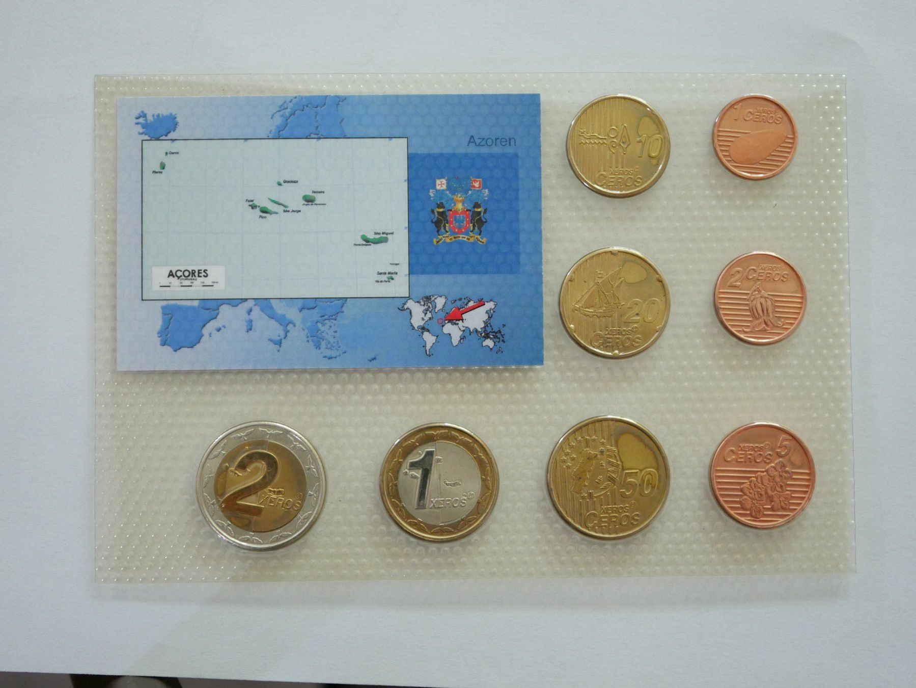 Tutti le monete: Euro Probe Azoren 2009 ***TOP*** – Nuovo (secondo la descrizione) da Kreuzlingen venduto da Samson01 1
