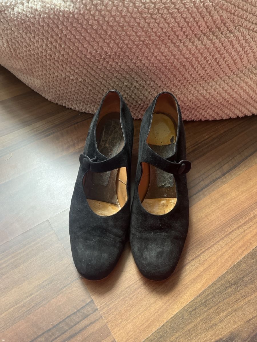 Scarpe da donna: Tango Tanzschuhe Wildleder schwarz  – Usato da Liebefeld venduto da ste_xr78 2