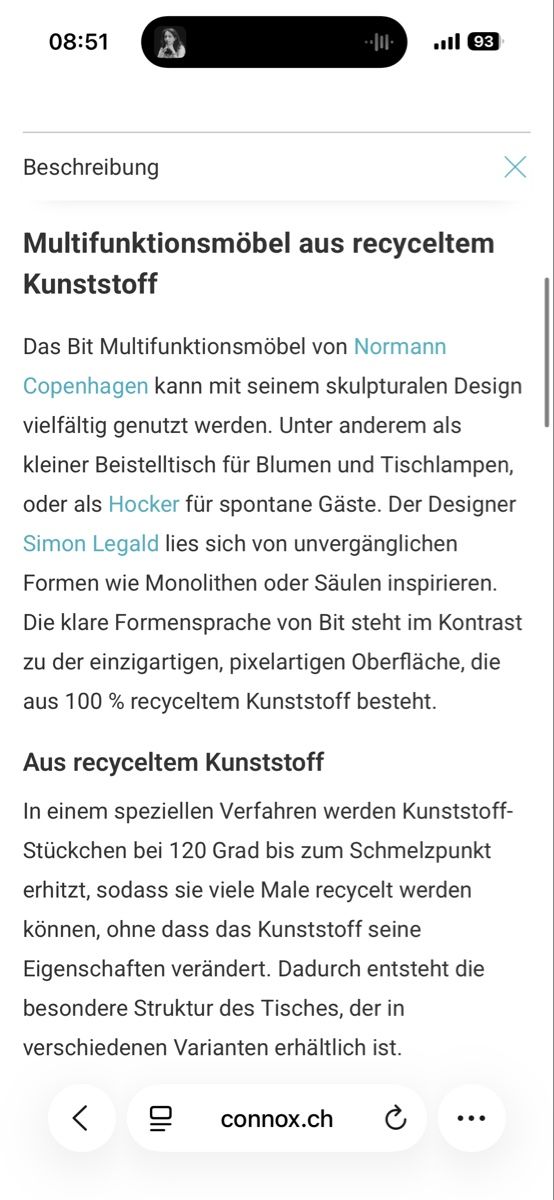 Normann Copenhagen Hocker: Normann copenhagen hocker – Gebraucht aus Zürich von ritzo1 4